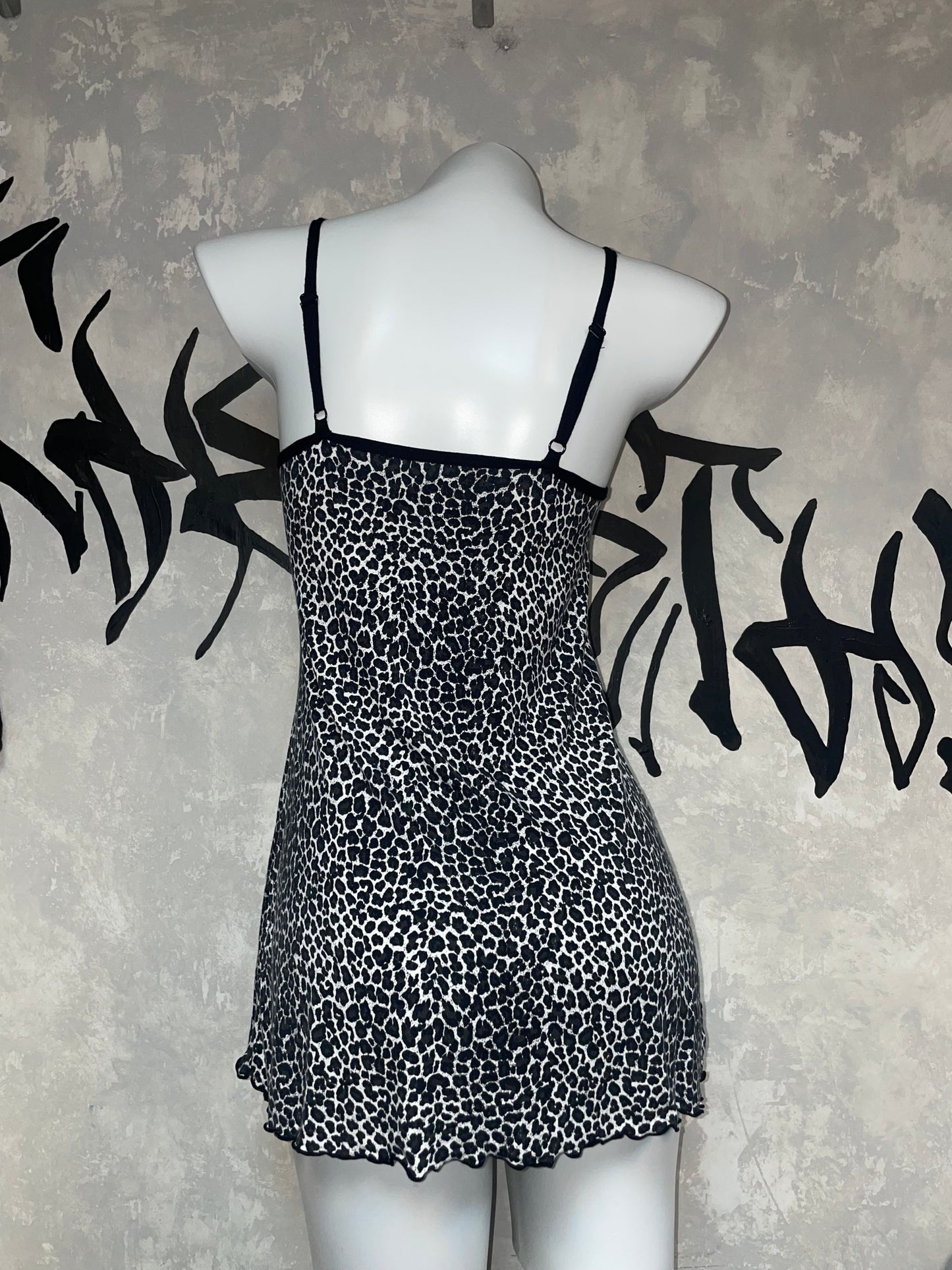 Leopard Printed Y2K Vtg Dress