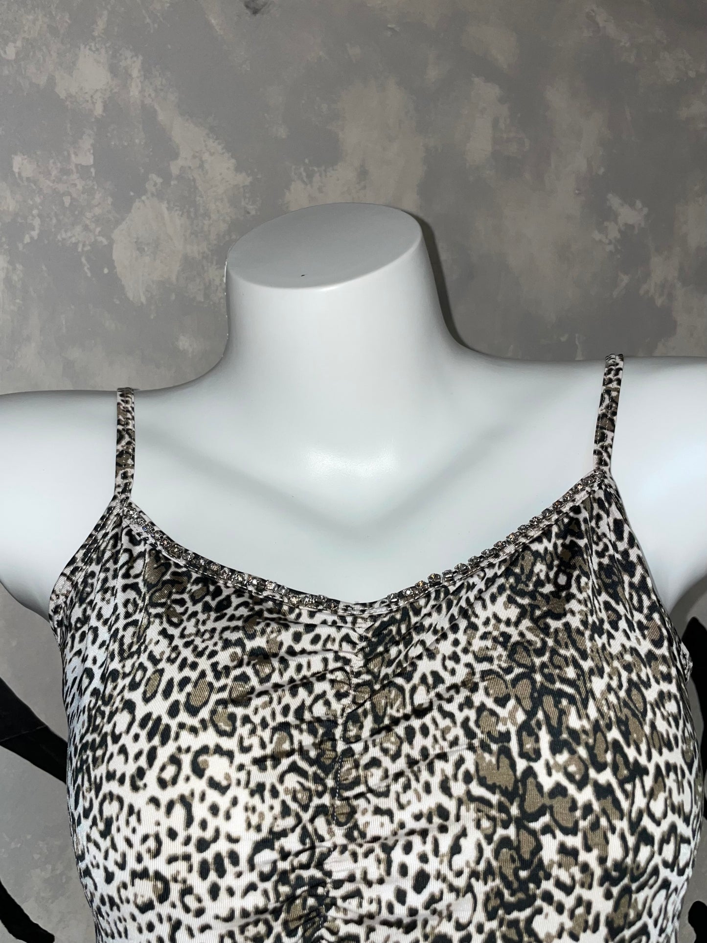 Leopard printed Y2K Vtg Top
