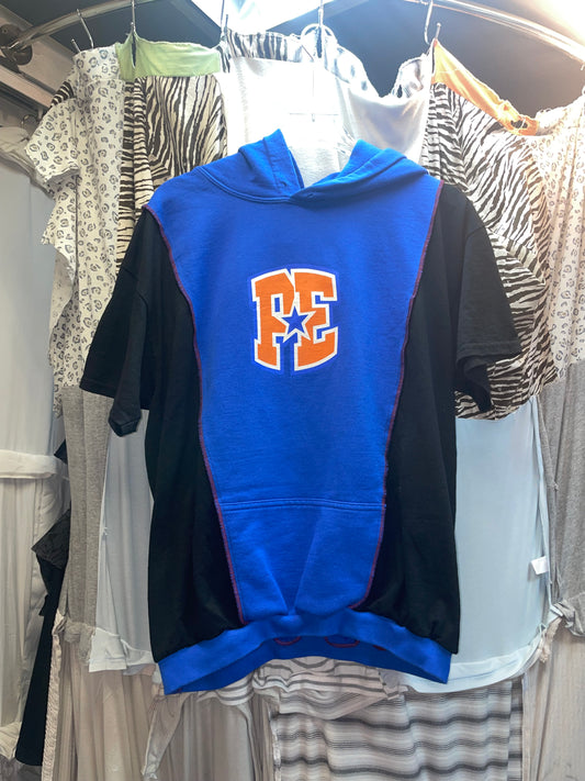 Patchwork Remake Hoodie Tee