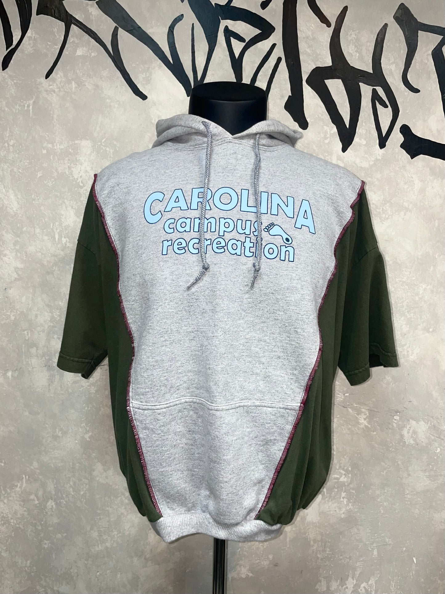 Patchwork Remake Hoodie Tee