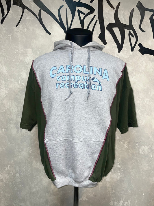 Patchwork Remake Hoodie Tee