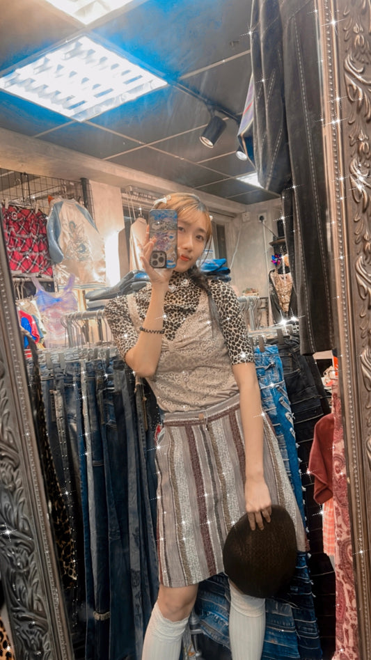 Vtg Folk Skirt