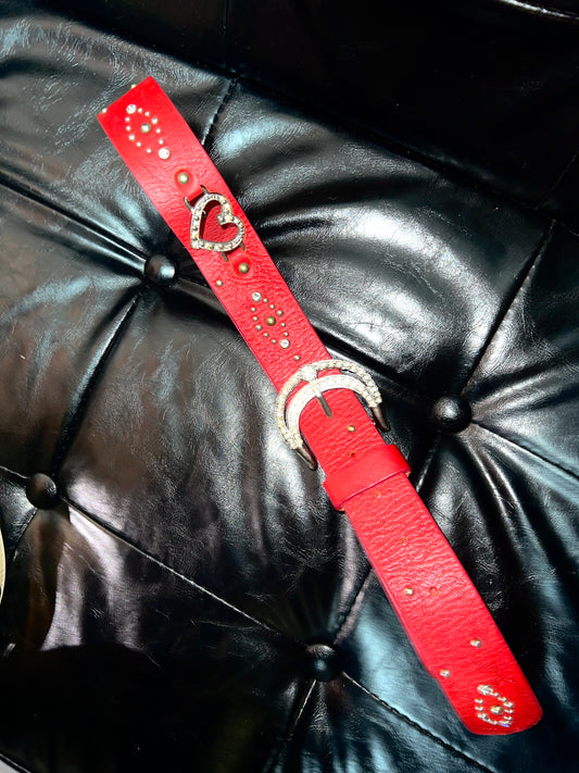 Vintage Heart-shaped Shining Belt