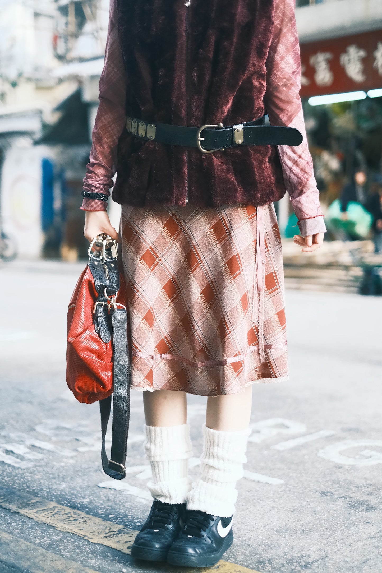 Vintage Plaid Skirt