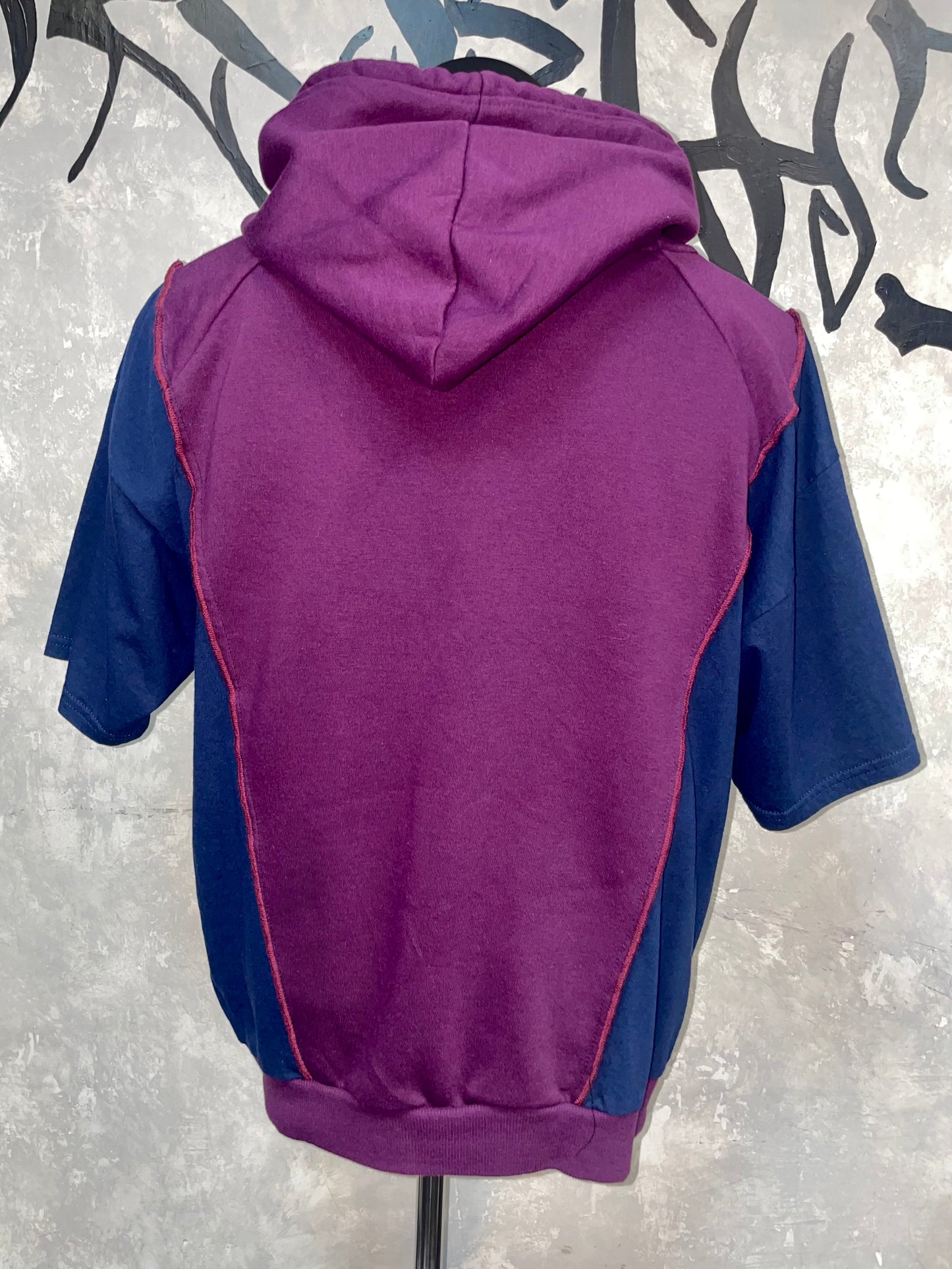 Patchwork Remake Hoodie Tee