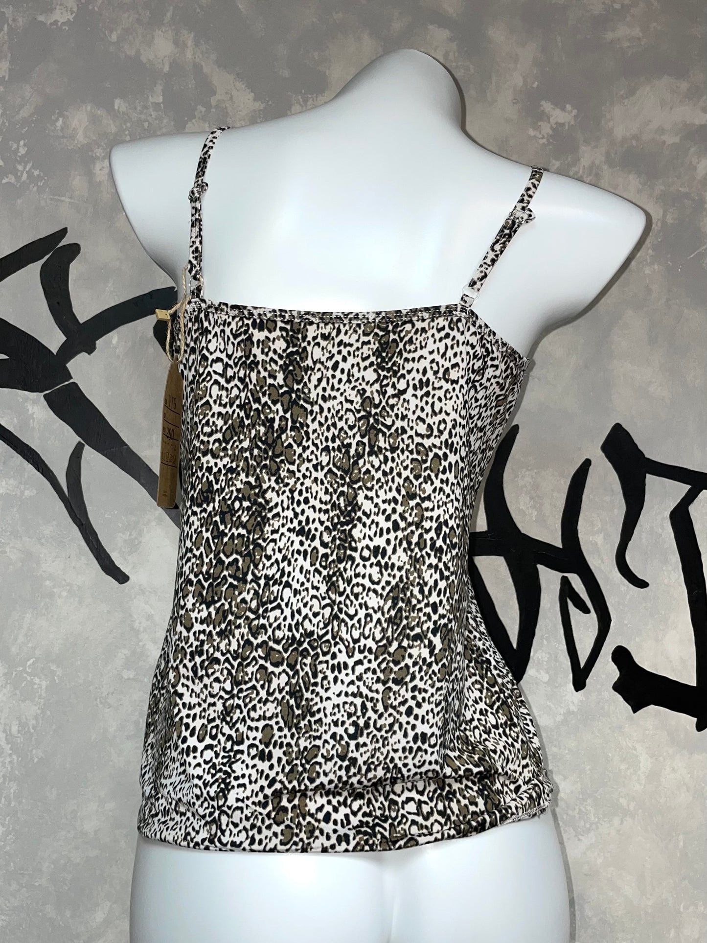Leopard printed Y2K Vtg Top