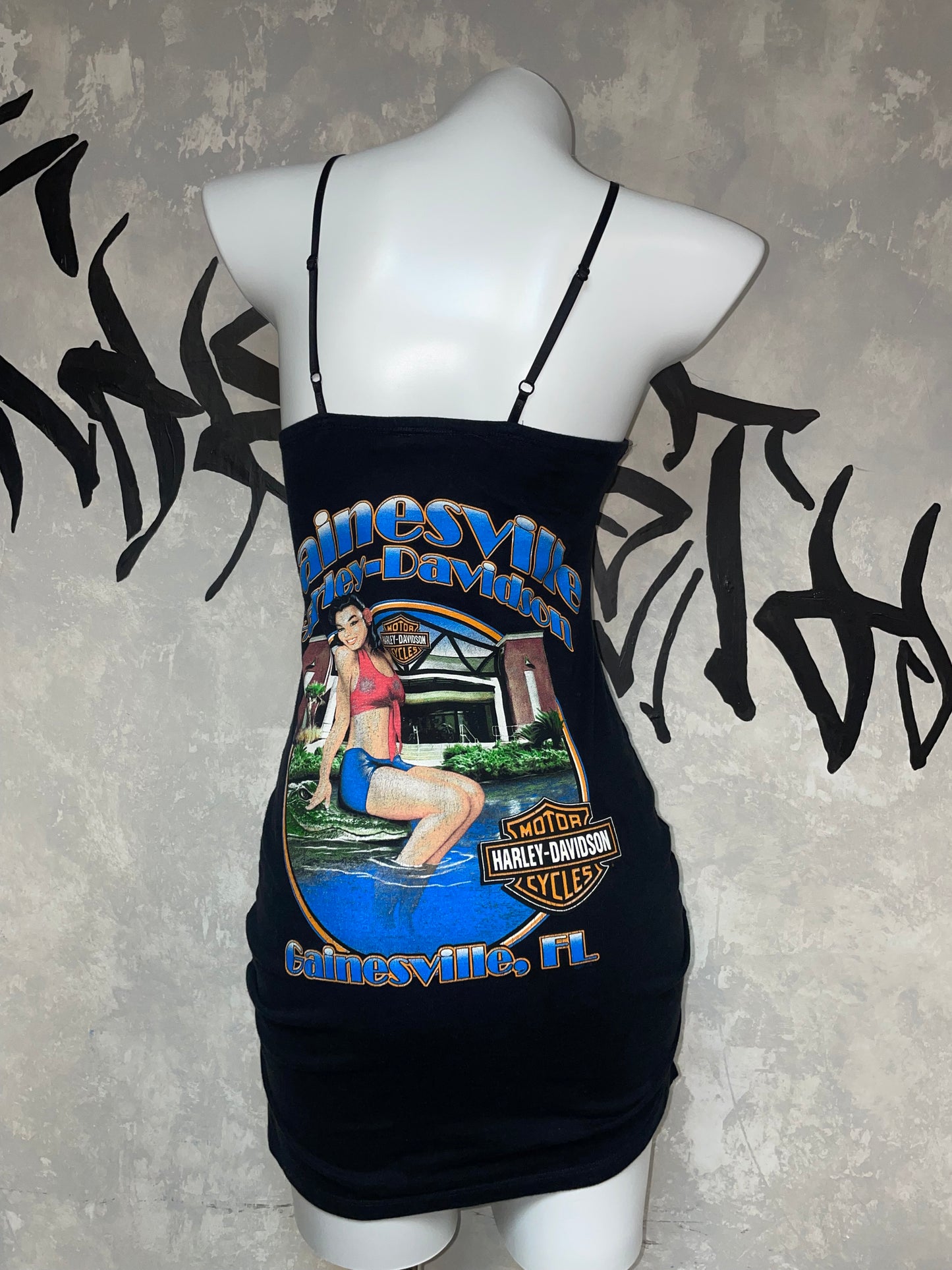 Harley Davidson Remake Drawstring Dress
