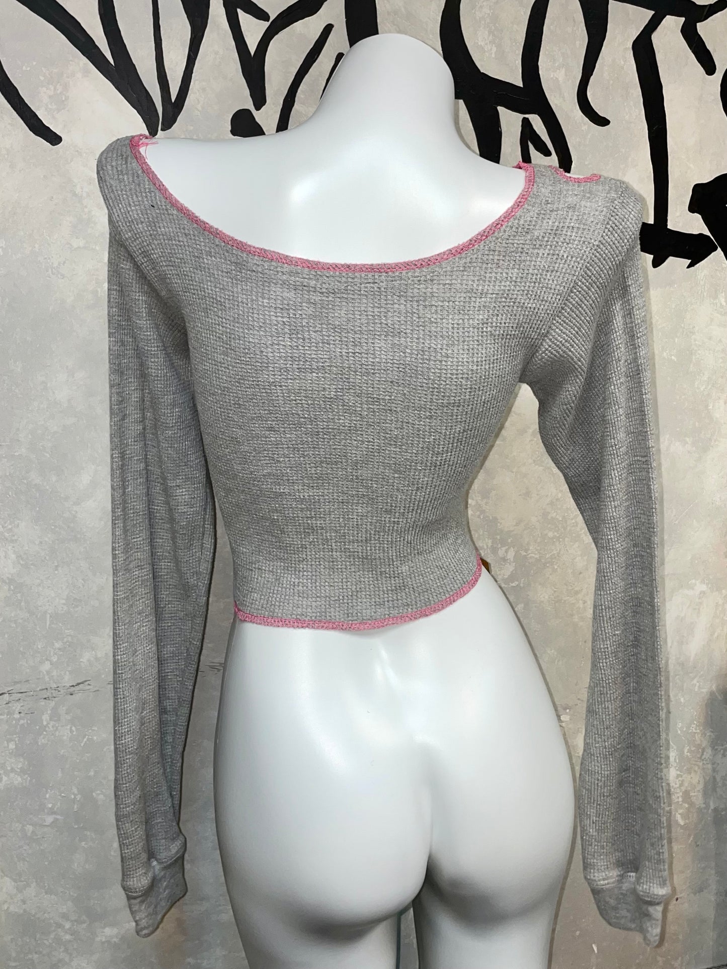 Patchwork Remake Girly Top (Long Sleeve)