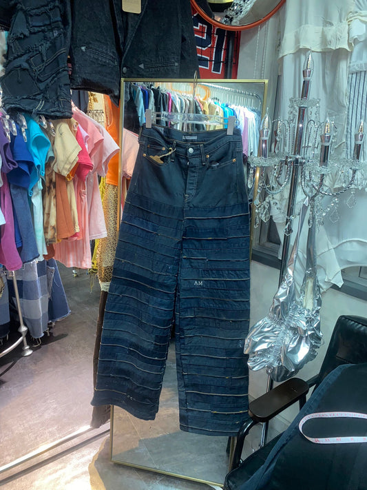 Vtg Remake Jeans (Cake-Washed Black)