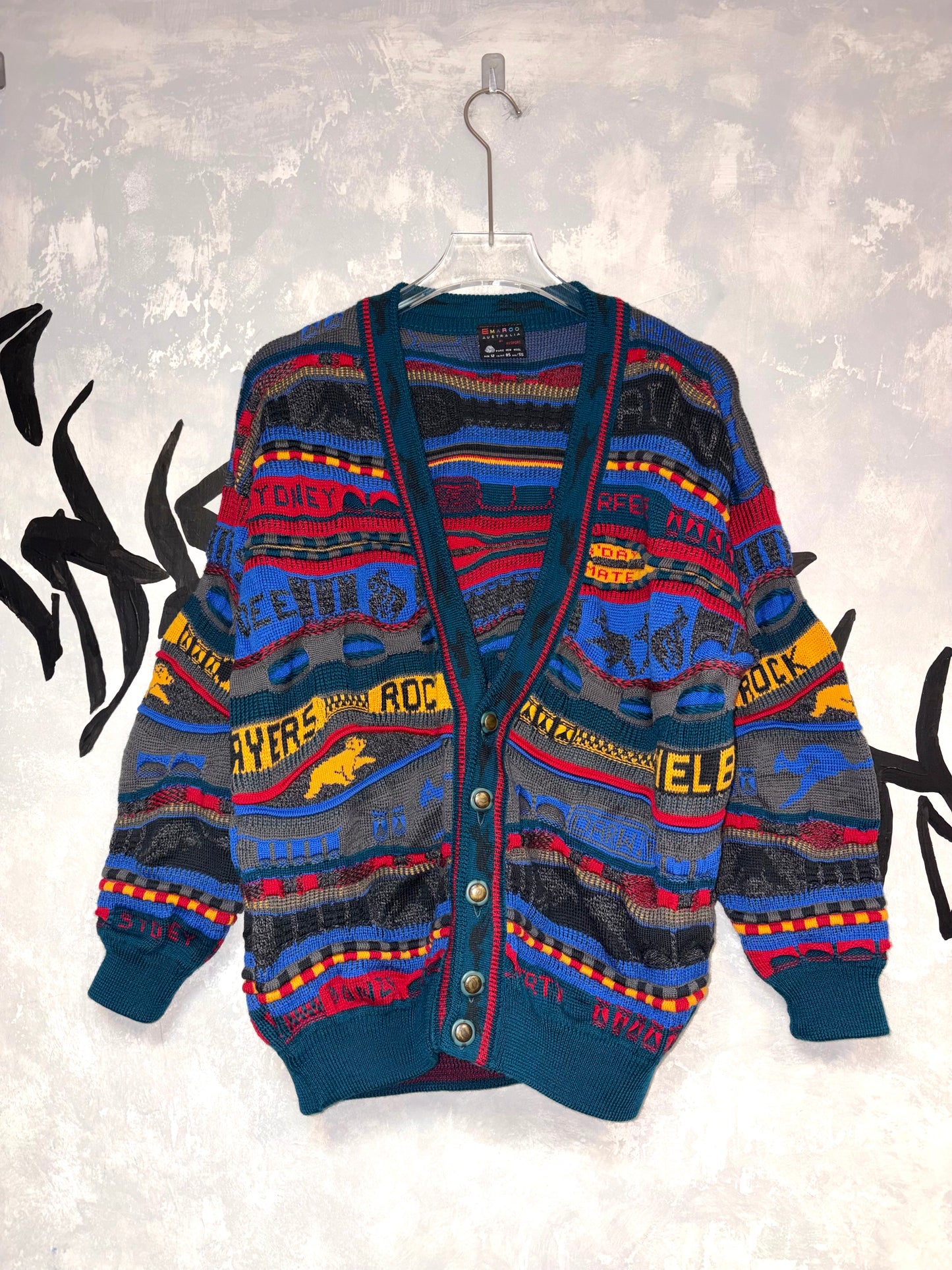 Coogi Style 3D Knitting Jacket