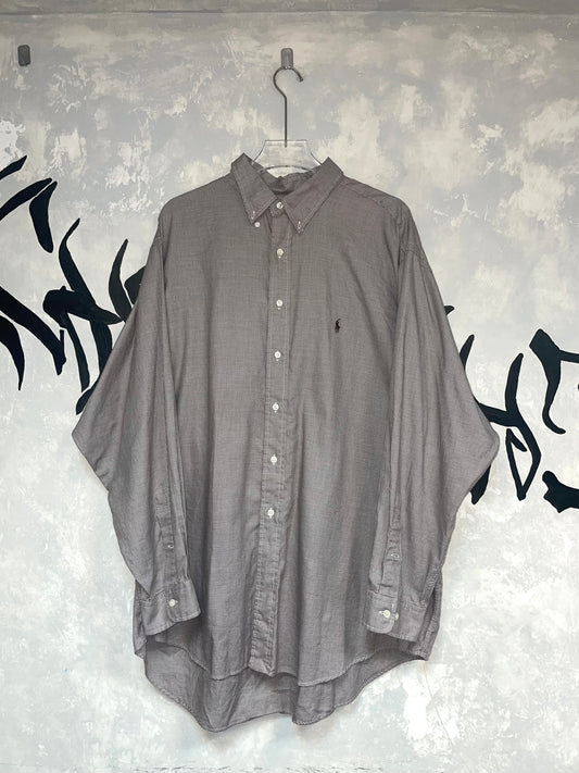 復古長袖 Polo 衫