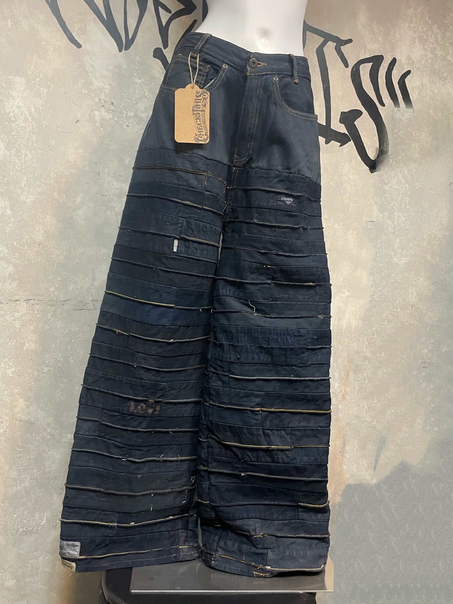 Remake Vintage Jeans (Cake-Black 32”) #REJCA02