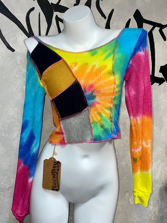 Patchwork Remake Girly Top (Long Sleeve)