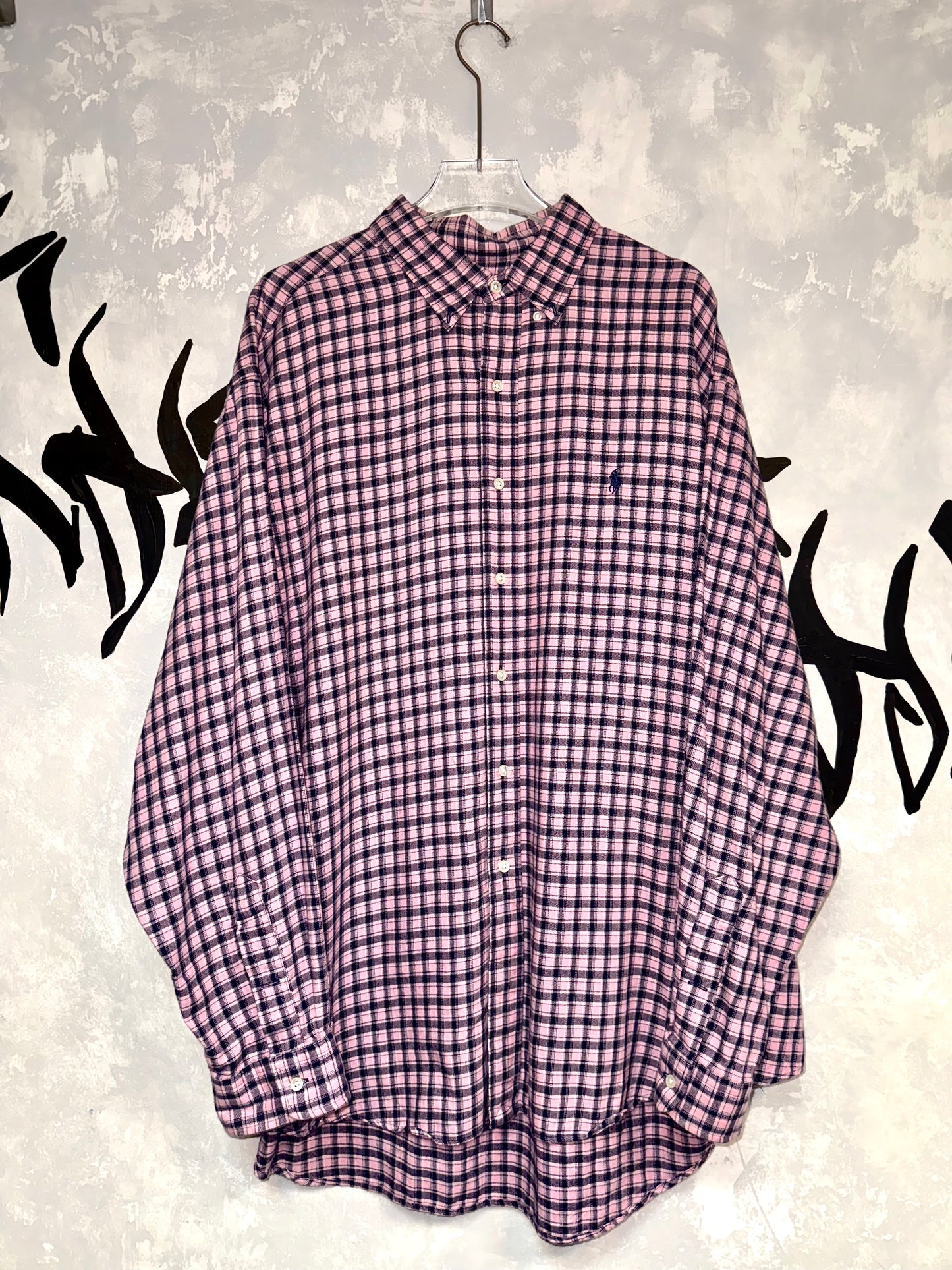 復古長袖 Polo 衫