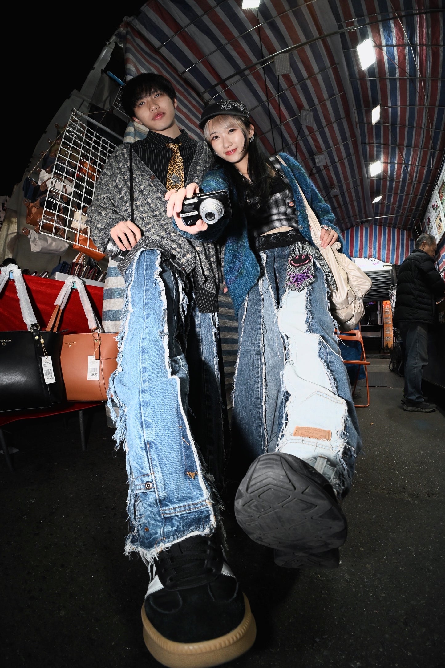 Remake Vintage Jeans (Triangle)  (Order for XL size, don’t buy this if you want in stock/ 大碼訂單，現貨勿拍)