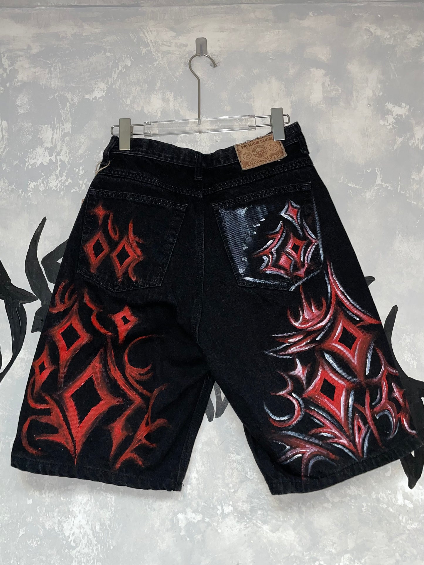 Remake Painted Vinatge Jorts