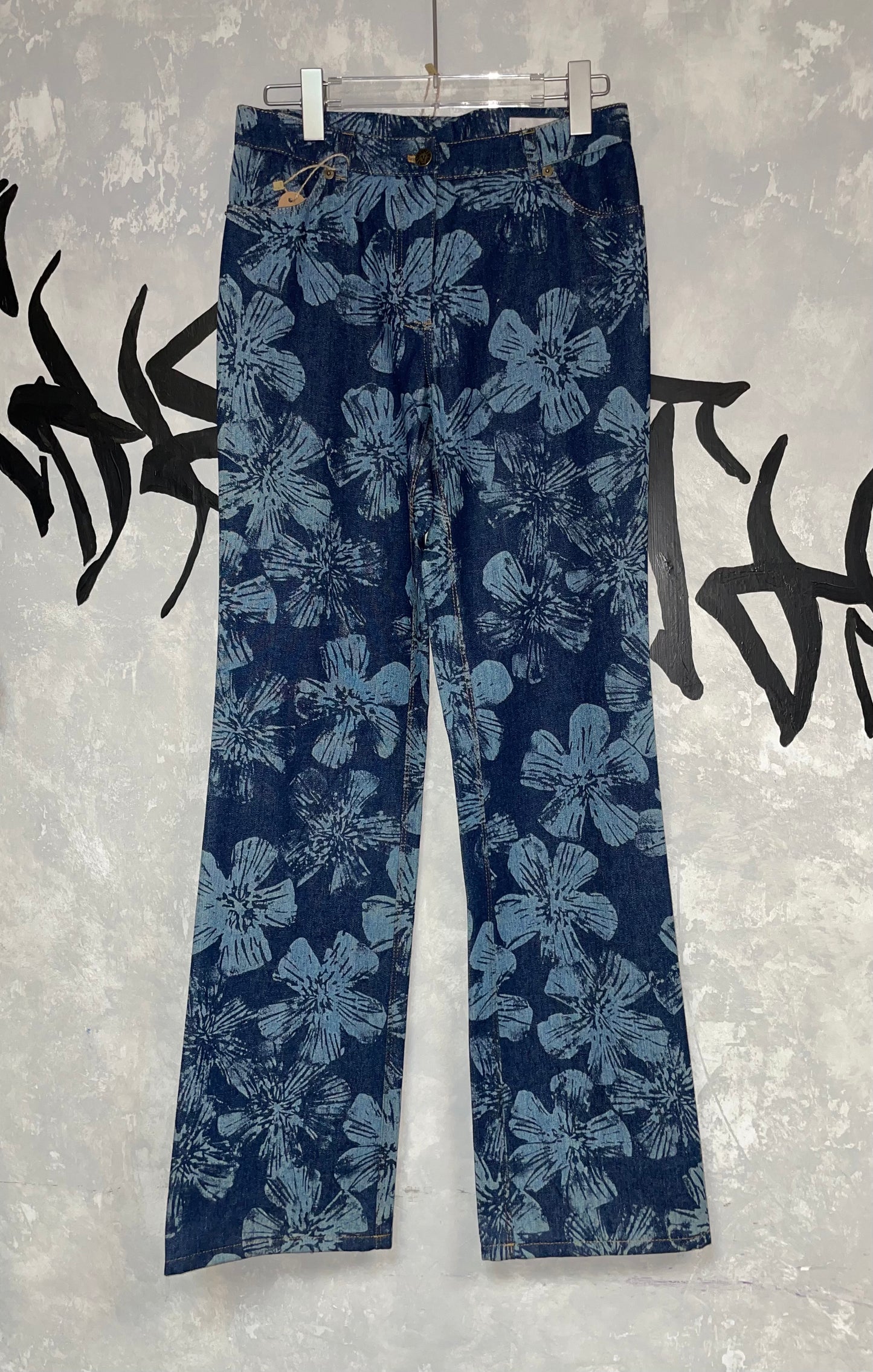 Y2K 中腰喇叭牛仔褲