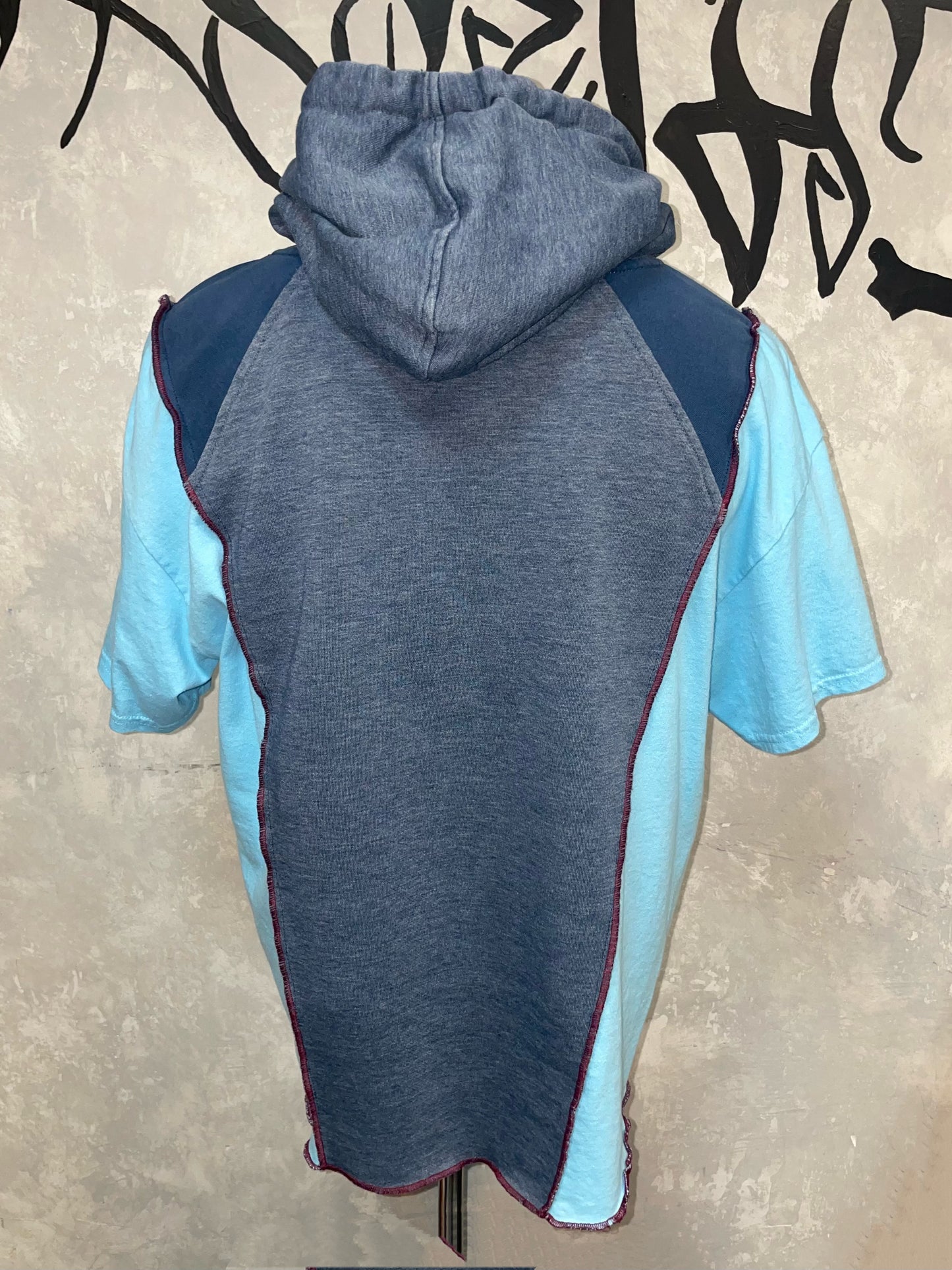 Patchwork Remake Hoodie Tee