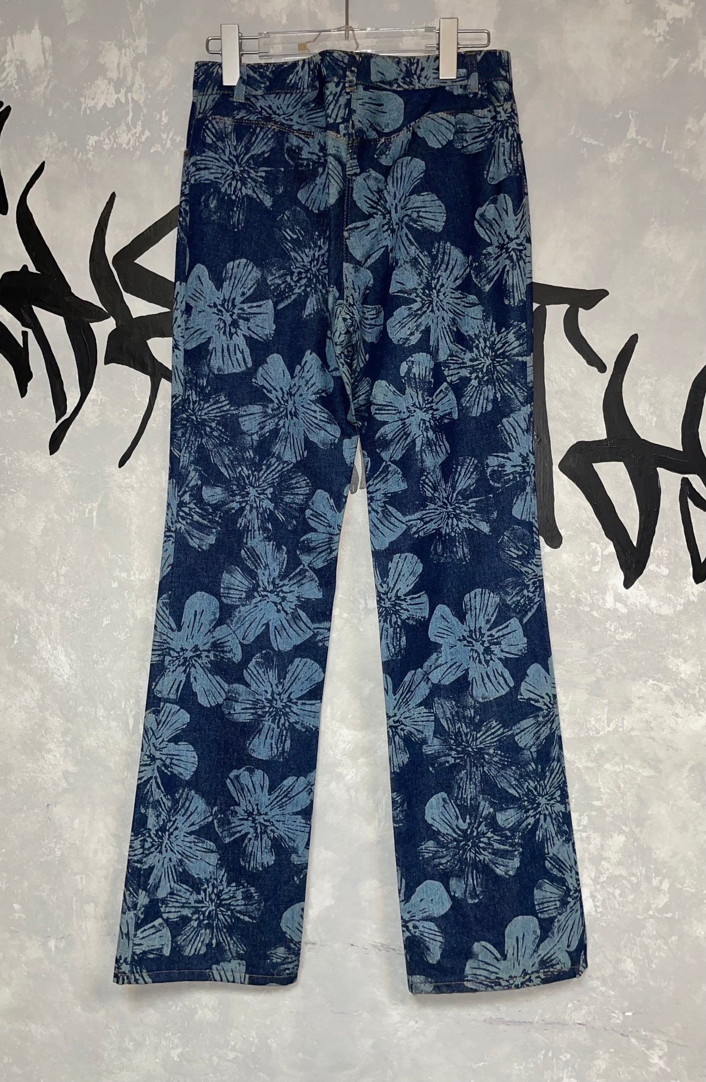 Y2K 中腰喇叭牛仔褲