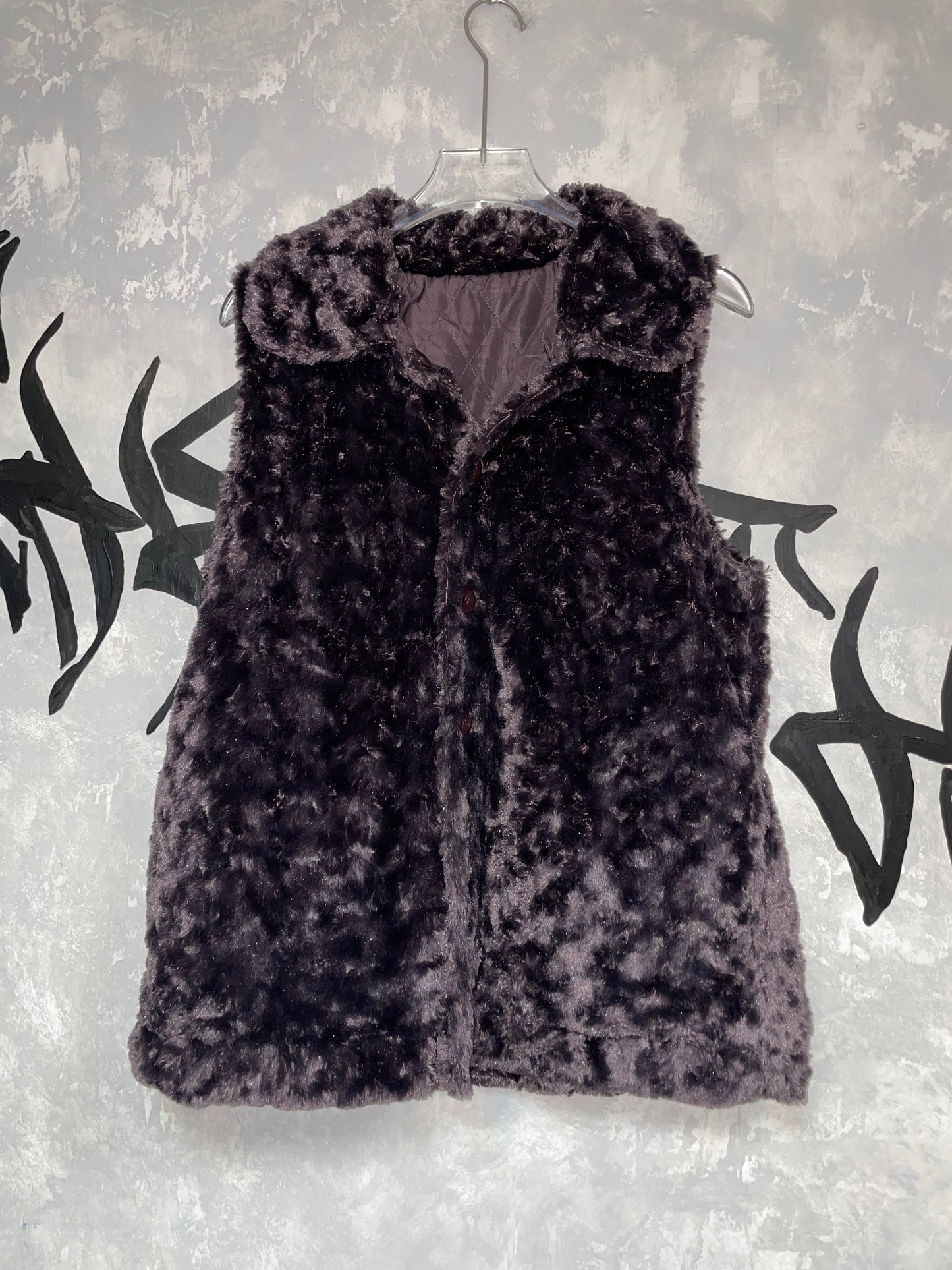 Vintage Faux Furry Vest