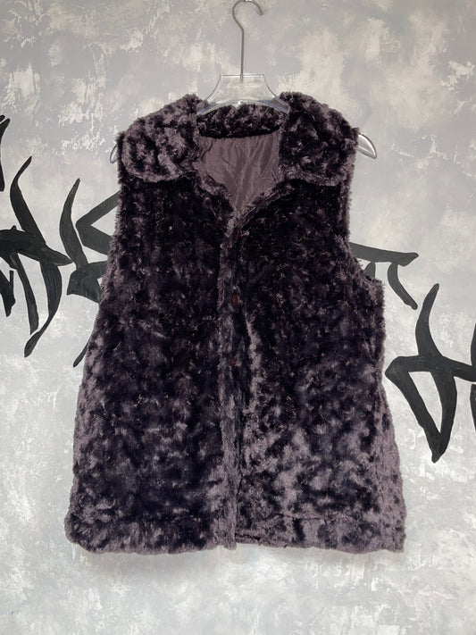 Vintage Faux Furry Vest