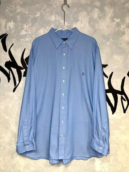 復古長袖 Polo 衫