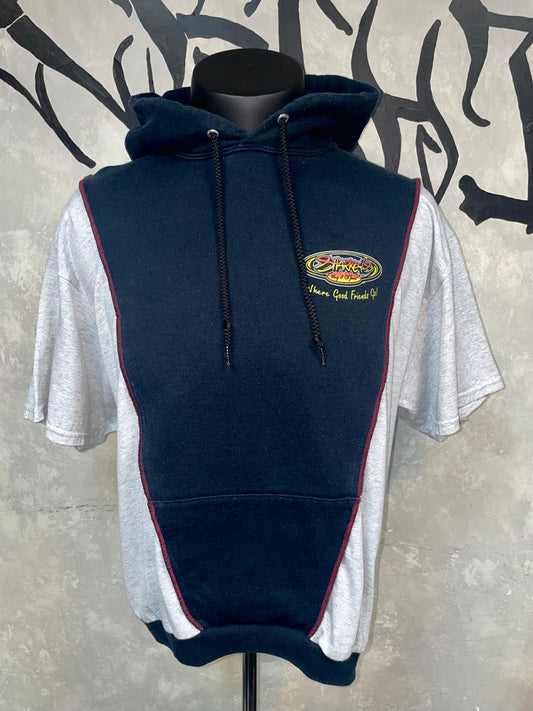 Patchwork Remake Hoodie Tee