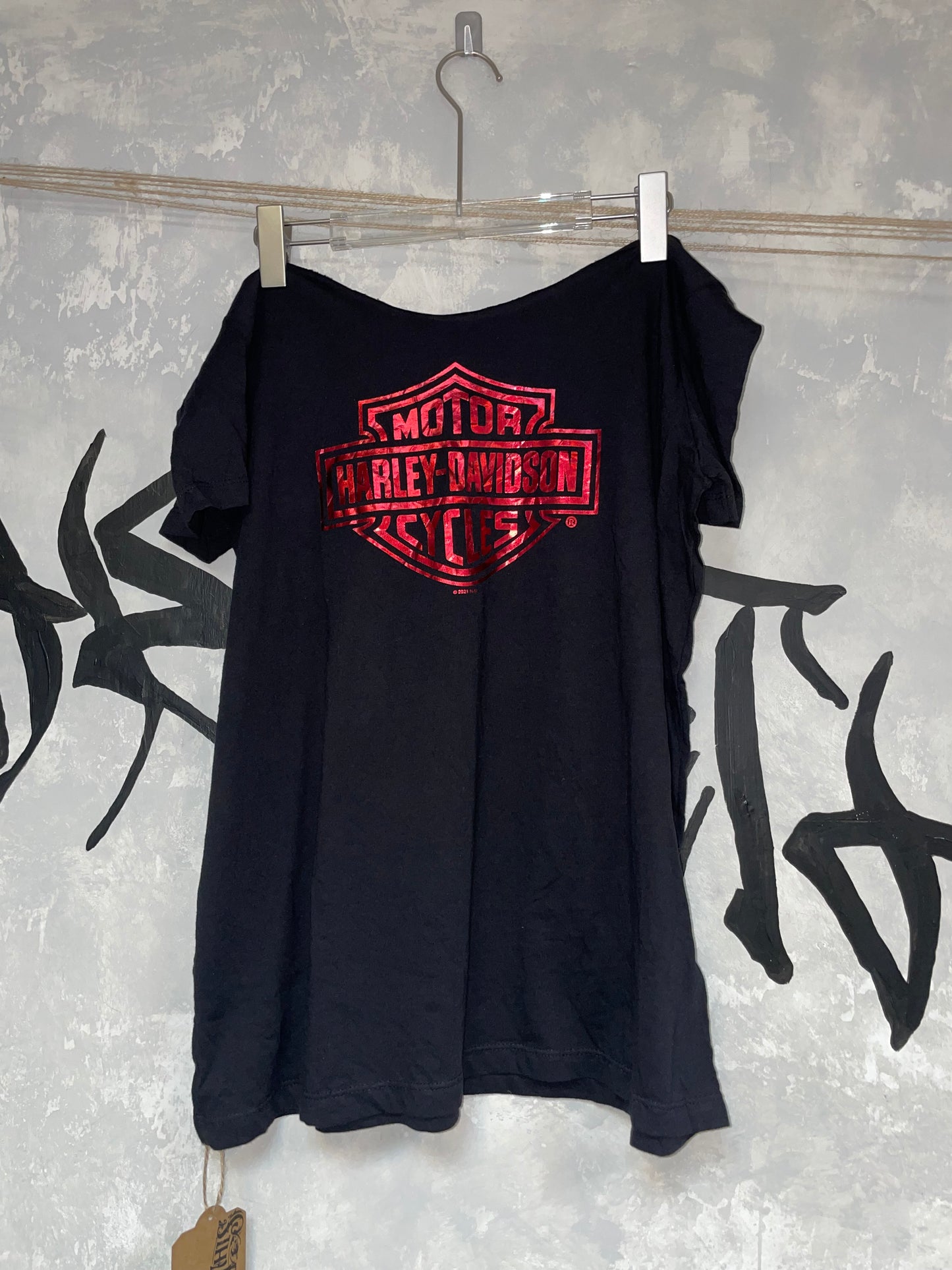 Cropped Harley Davidson Tee