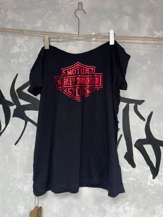Cropped Harley Davidson Tee