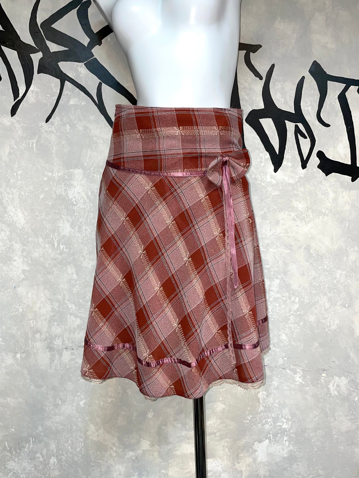 Vintage Plaid Skirt