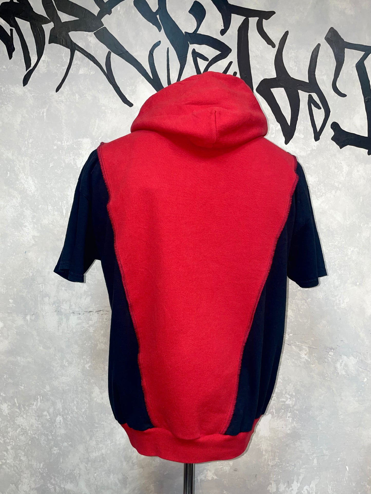 Patchwork Remake Hoodie Tee