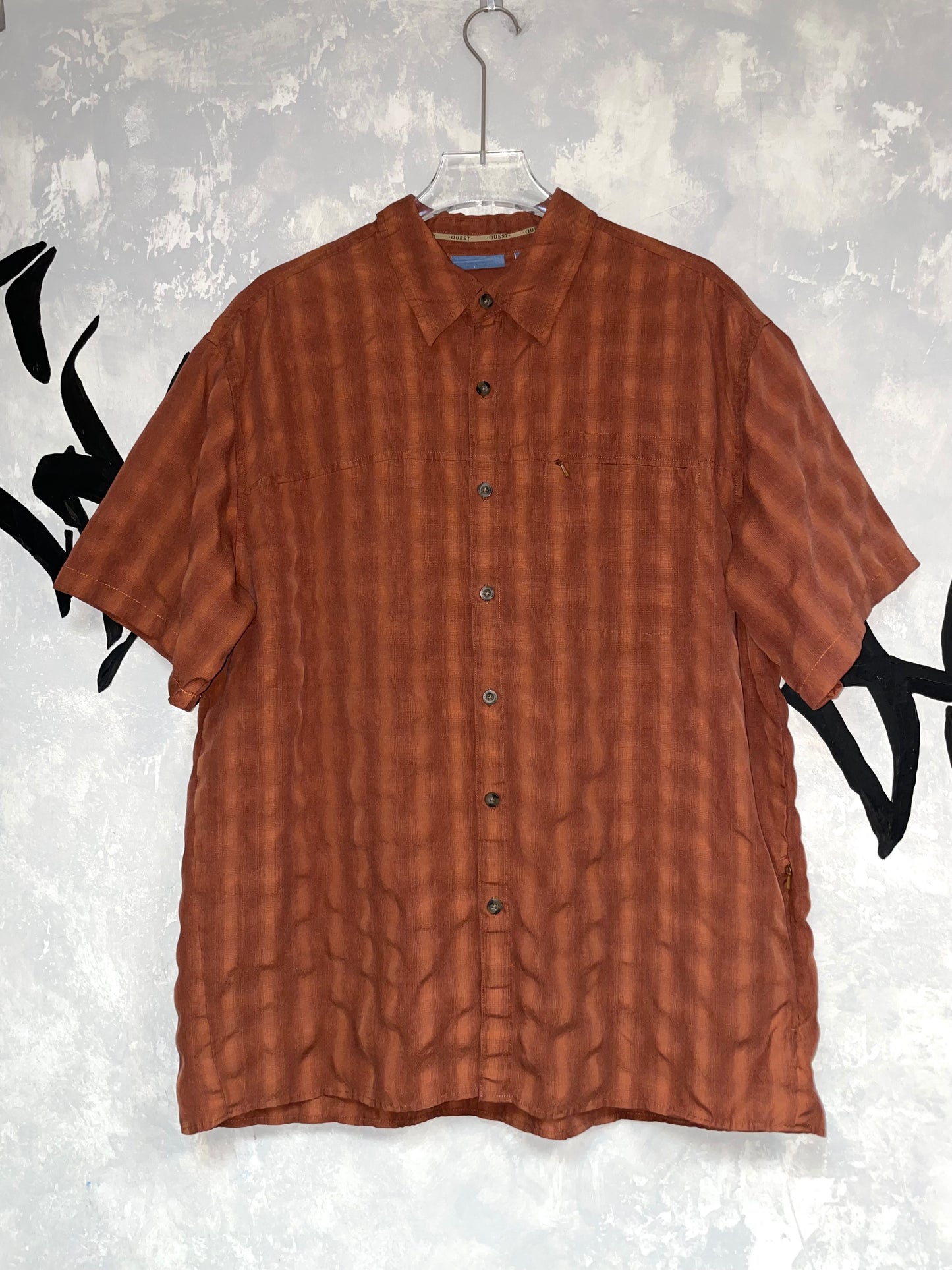 Vintage Striped 3D Texture Shirt