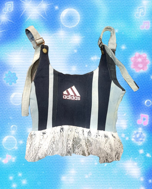 Adidas Denim Remake Lace Top🤍🦋