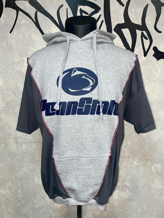 Patchwork Remake Hoodie Tee (L-XXL)