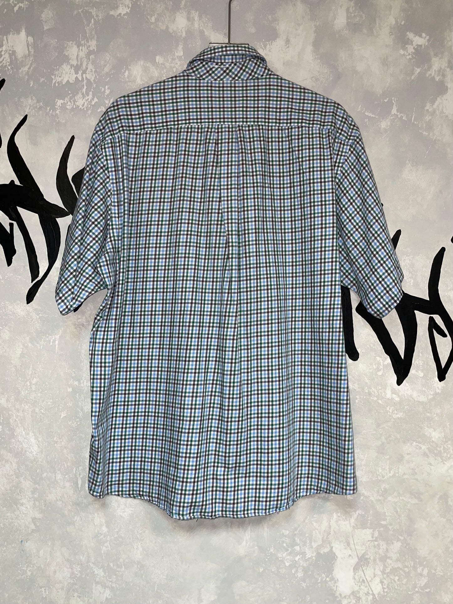Vintage Polo Shirt (Grid)