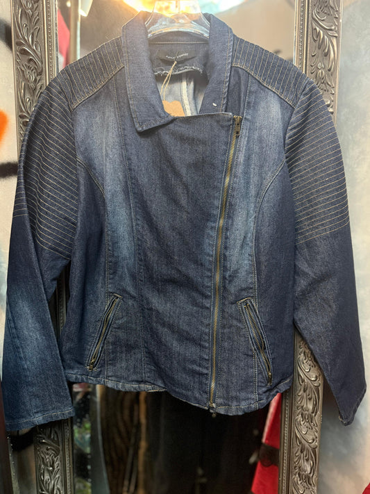 Vtg Denim Jacket L