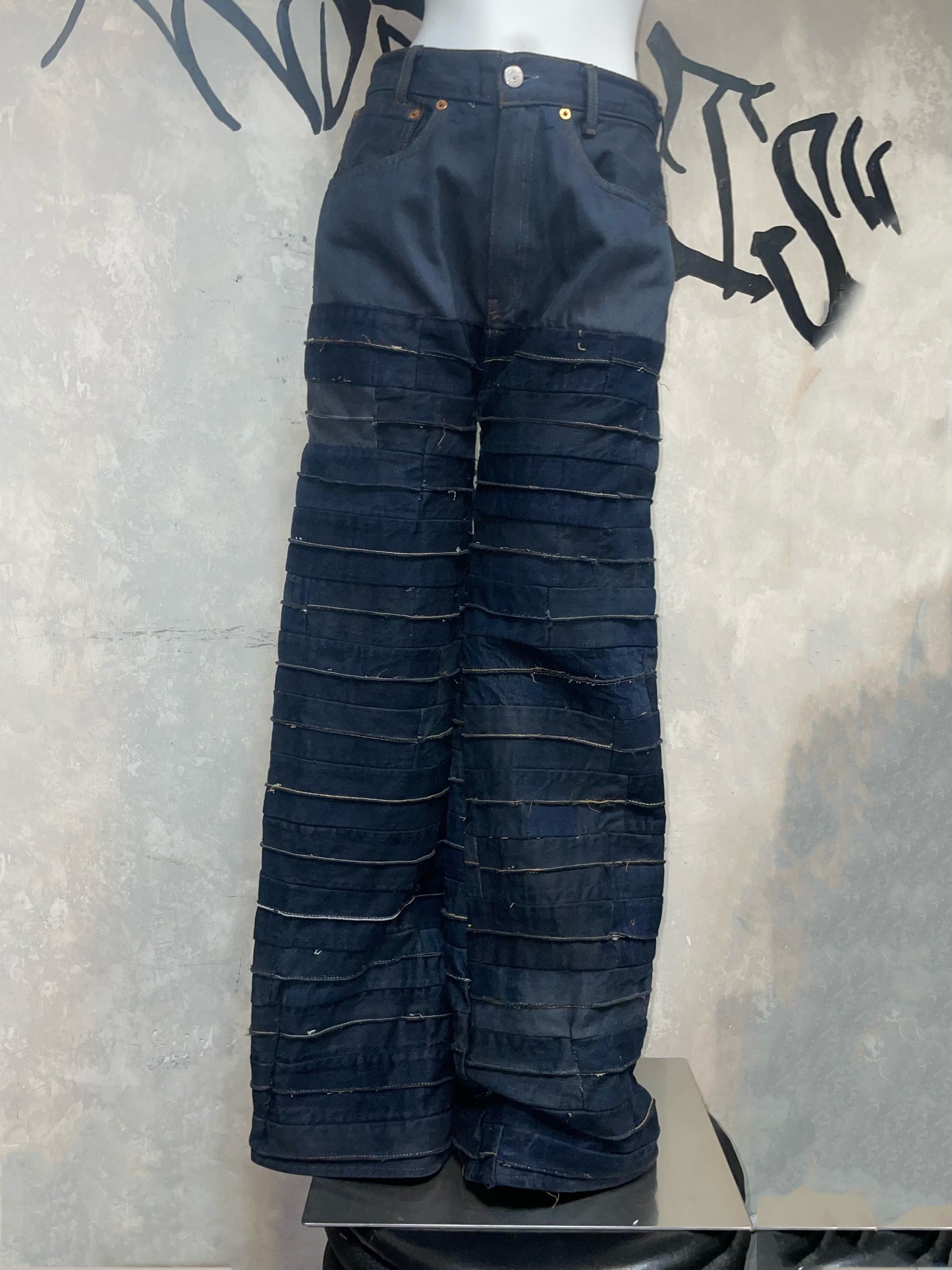 Remake Vintage Jeans (Cake-Black 29”) #REJCA01
