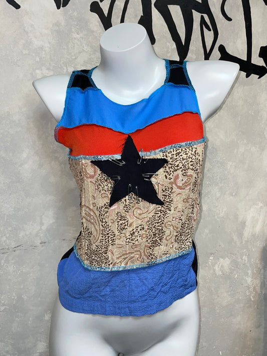 Y2K核心星形復刻少女上衣