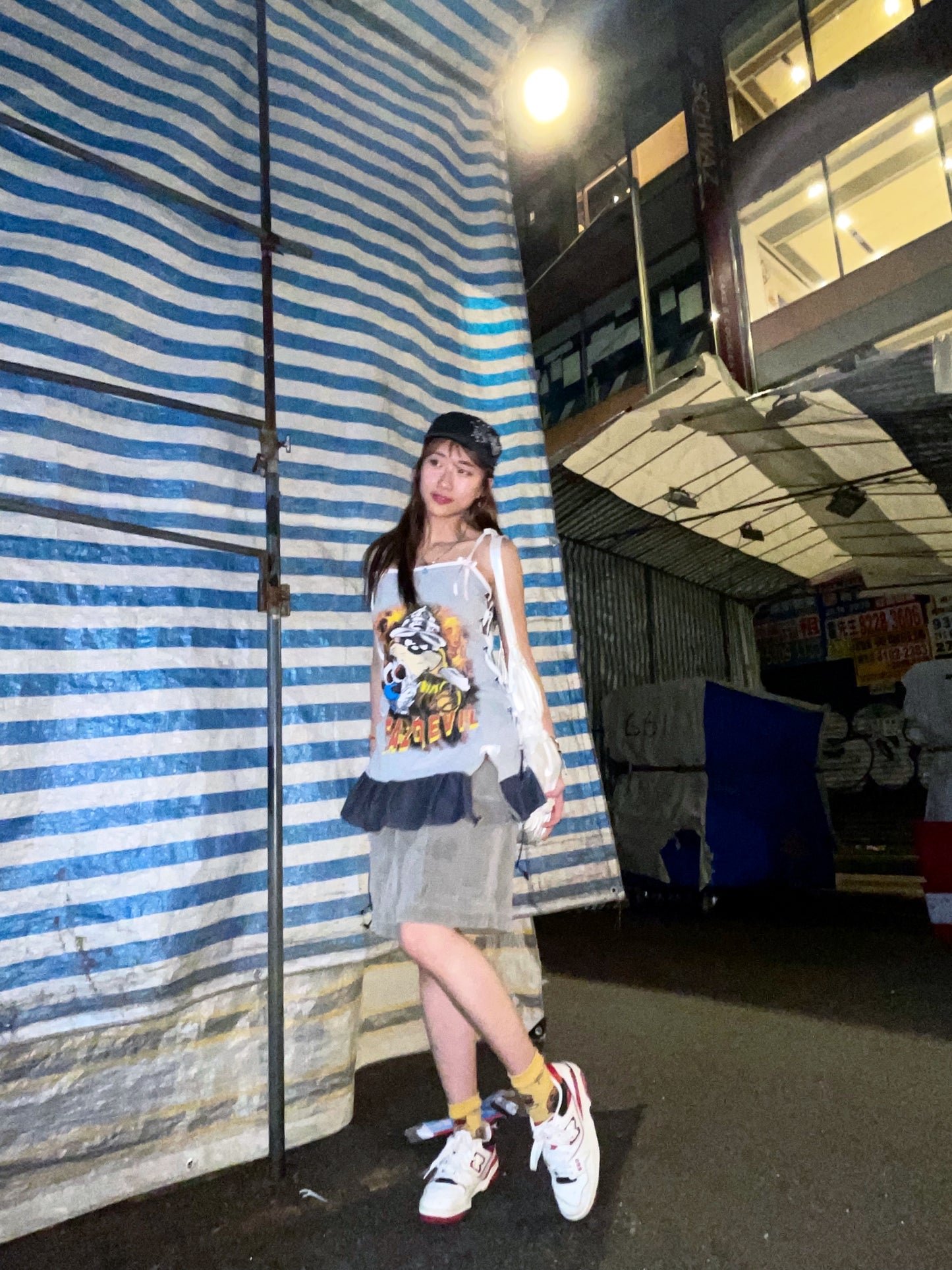 Y2K vtg Looney Tunes tee remake dress