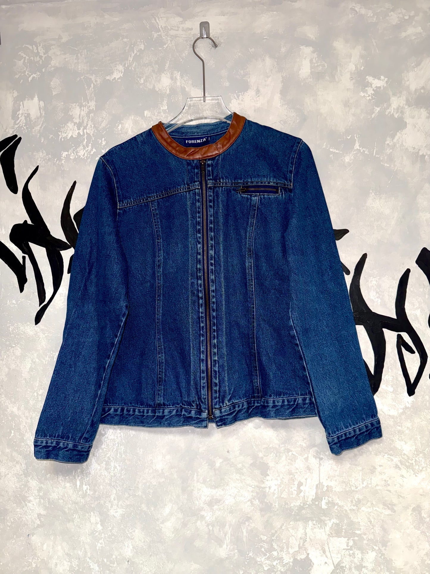 Vtg Denim Jacket L