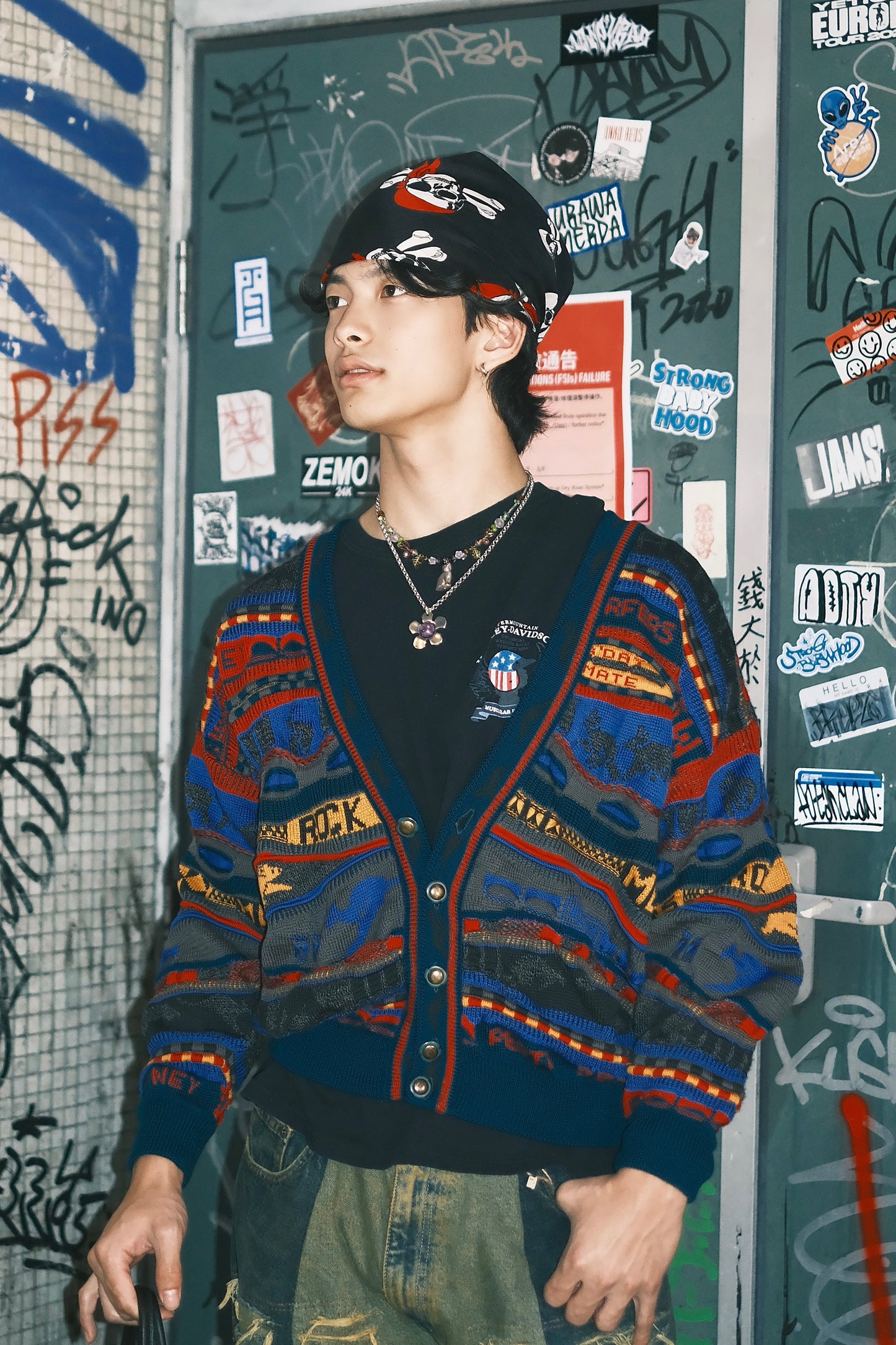 Coogi Style 3D Knitting Jacket