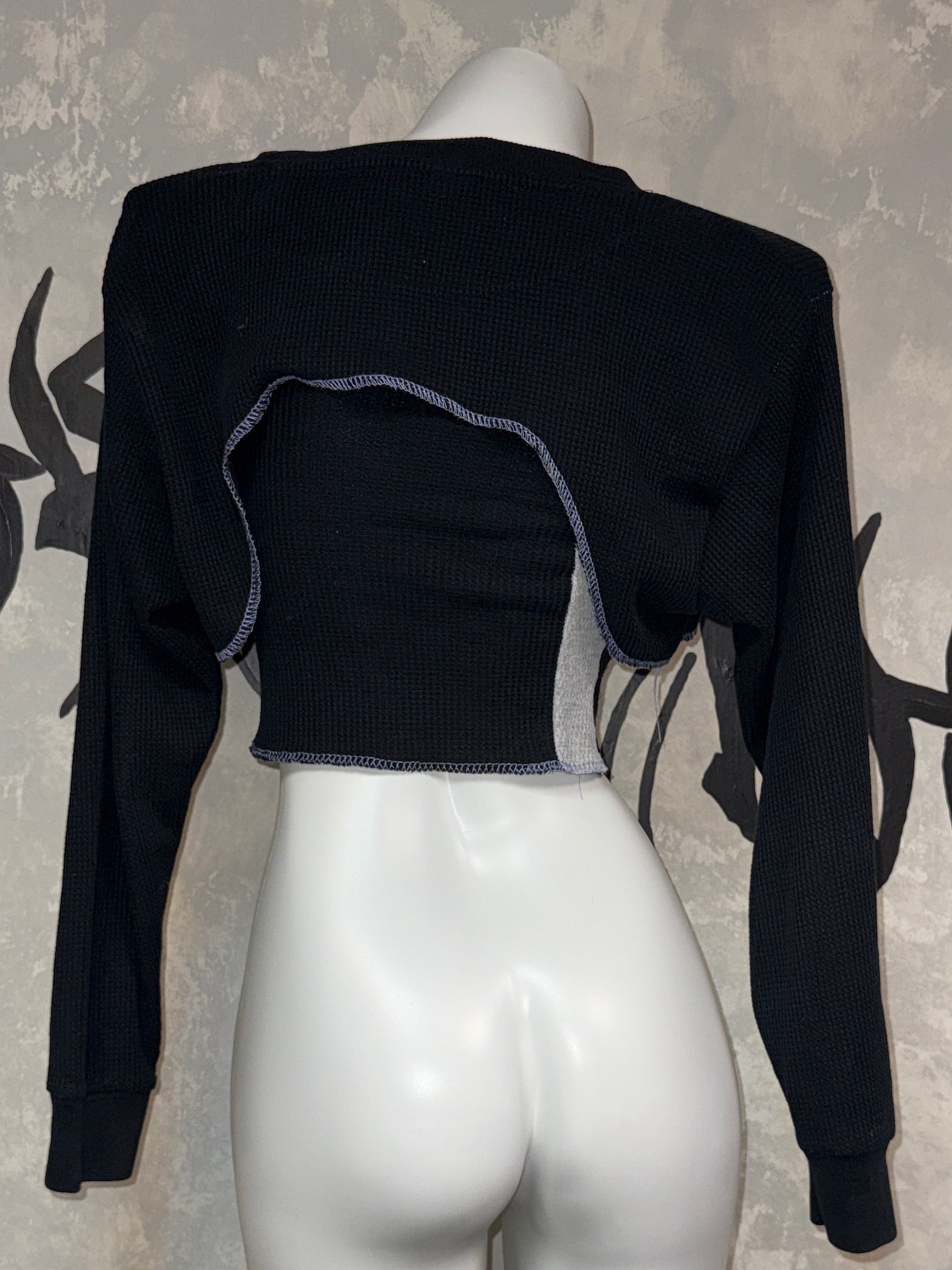 Patchwork Remake Girly Top(Two-Piece)