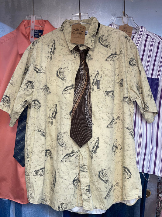 Vintage Set (Fishing Shirt + Tie)