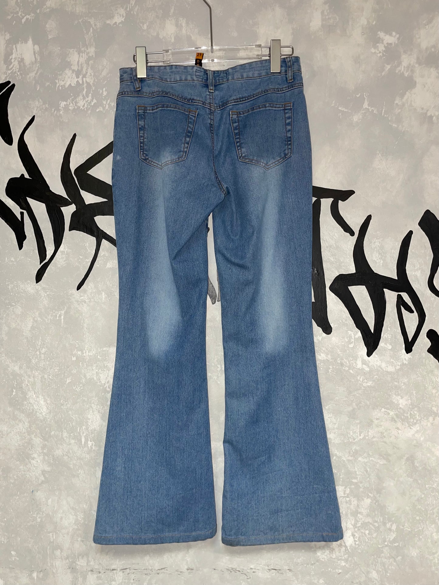 Y2K 低腰喇叭牛仔褲