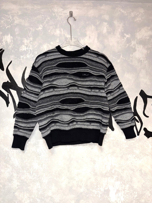 Coogi Style 3D Knitting Sweater