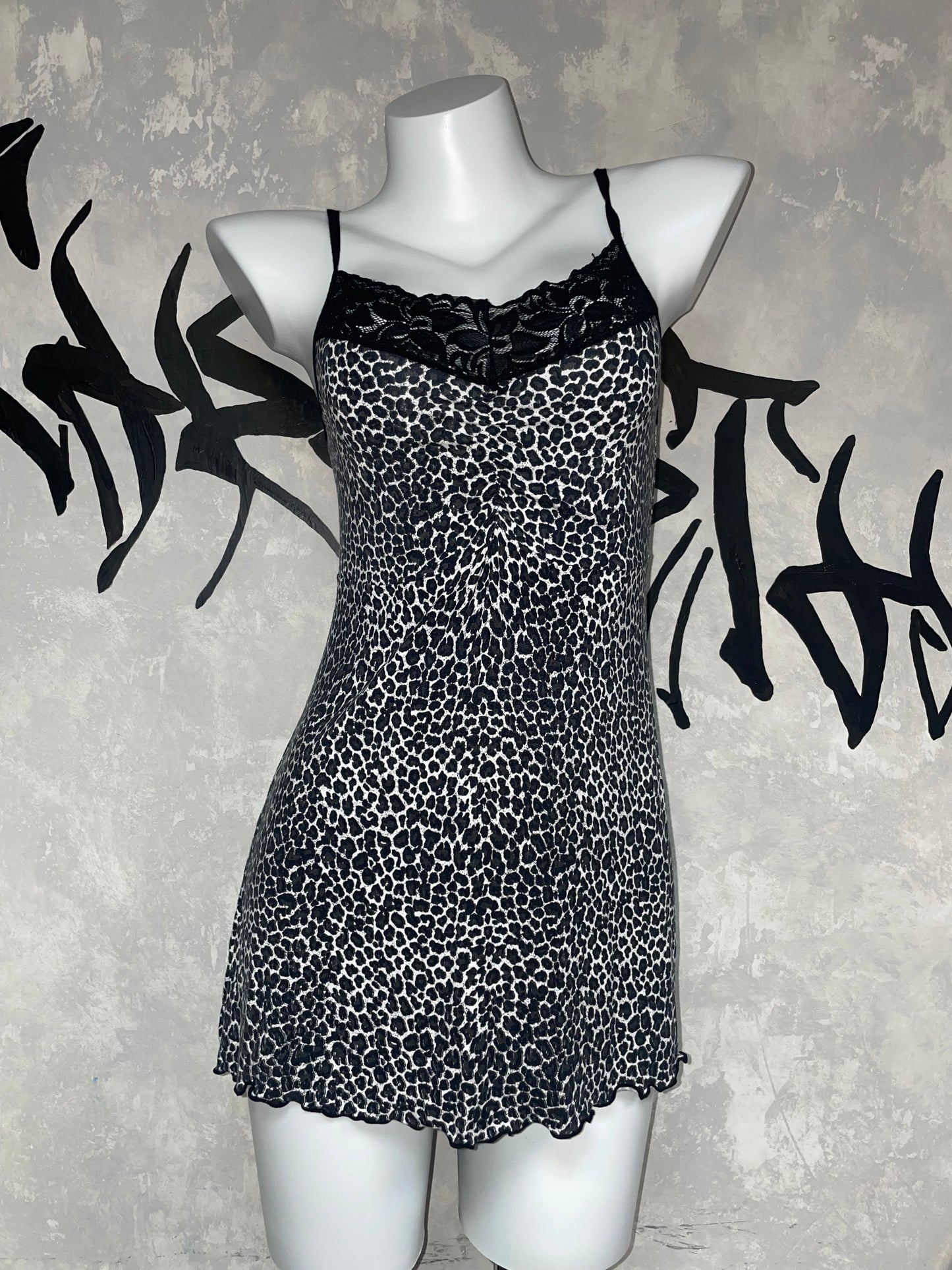 Leopard Printed Y2K Vtg Dress