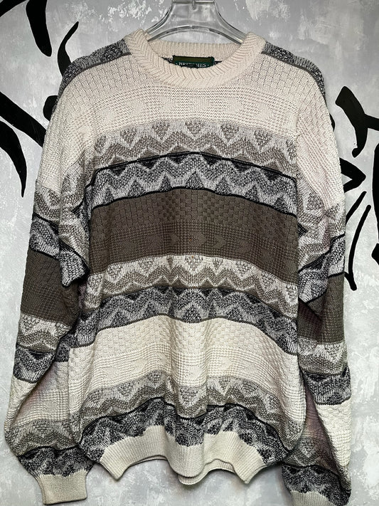 Coogi Style 3D Knitting Sweater