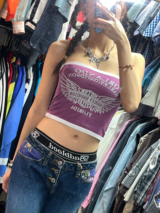 Harley Davidson Remake Tube-Top