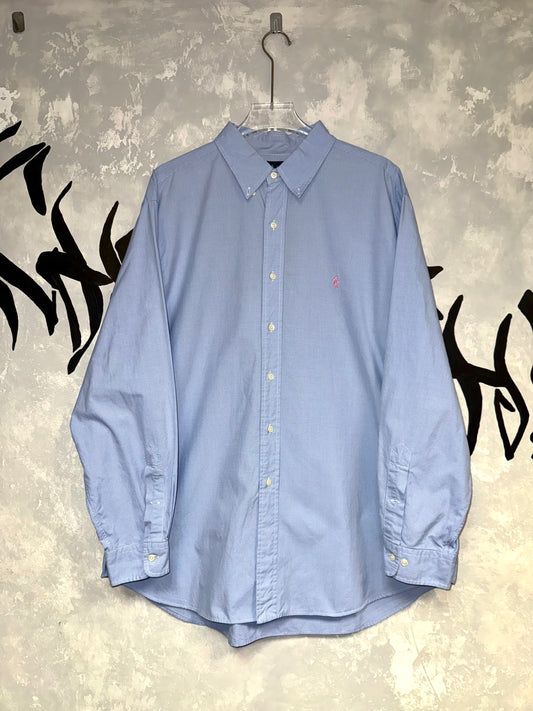 復古長袖 Polo 衫