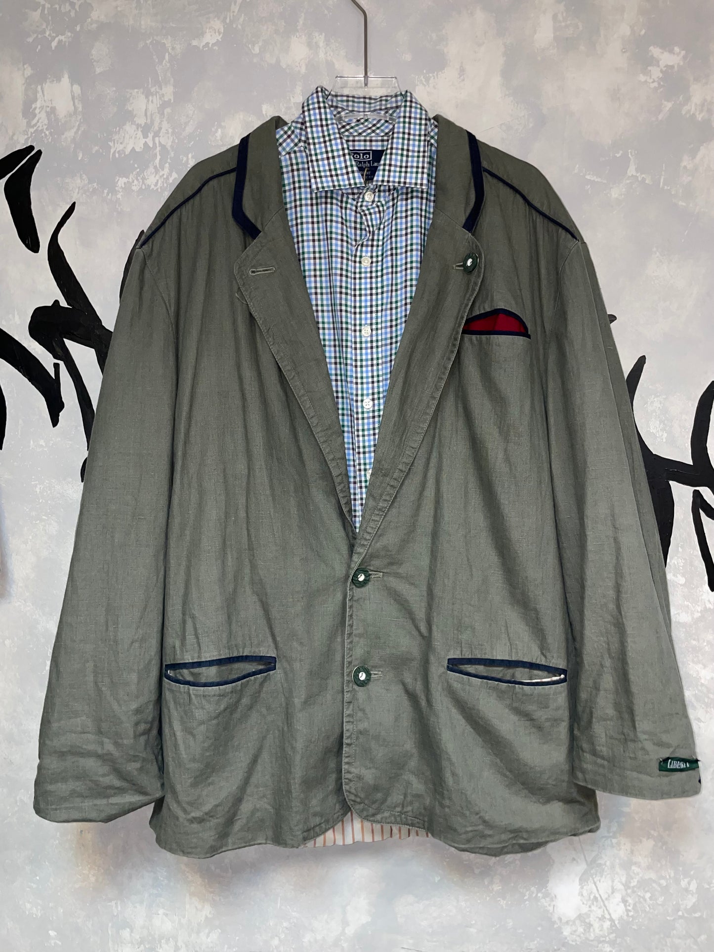 Vintage Linen Blazer